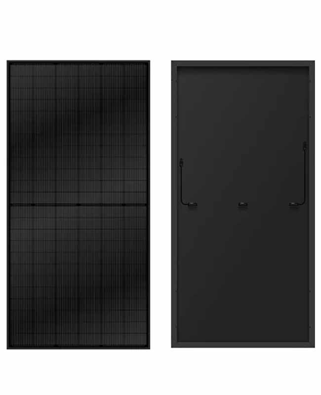 All Black Solar Panels 435W 440W 450W 144 Cells Half Cell Black Panel Solar