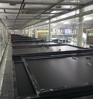 Full Black Solar Panel Rotterdam Eu Warehouse roof solar panels