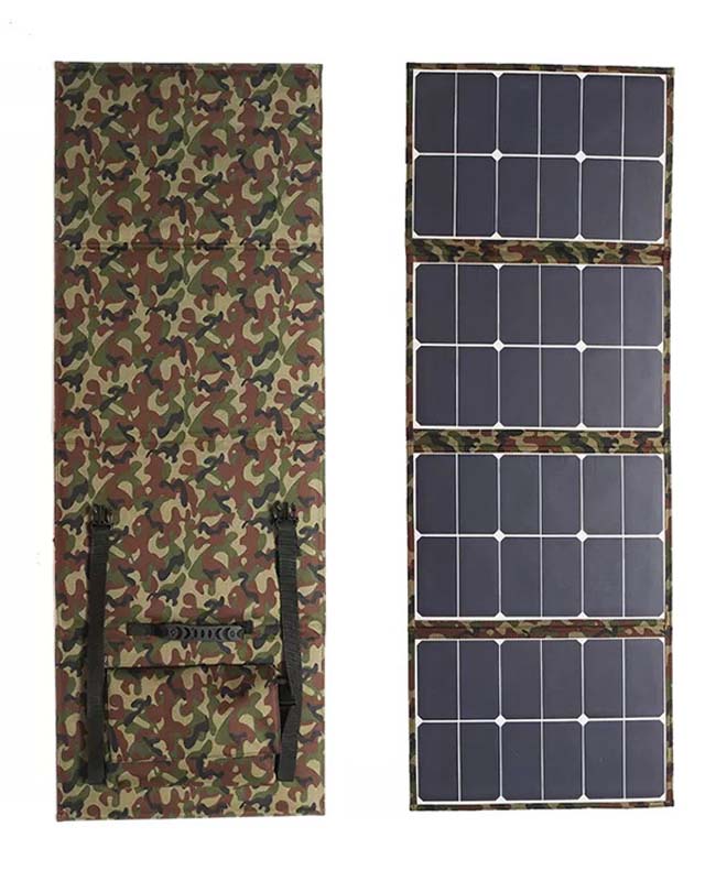 Foldable Portable Solar Cell Panel Charger Kits for Portable Power Station Generator Cell Phones