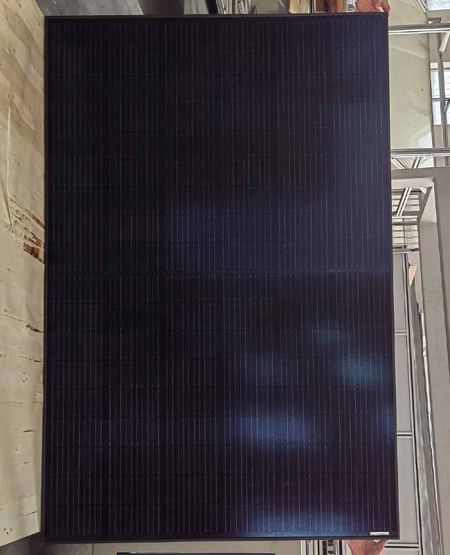 N type full black solar panel